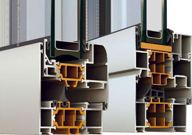 组成断桥的铝窗的价值是几多？