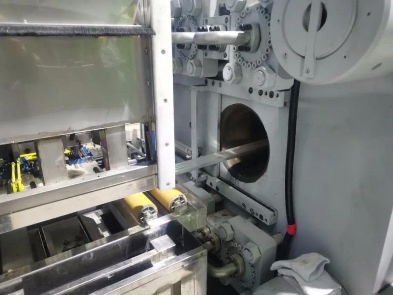 江苏南宫NG28二期仅用【92天】新上的2000吨全自动挤压出产线正式出料