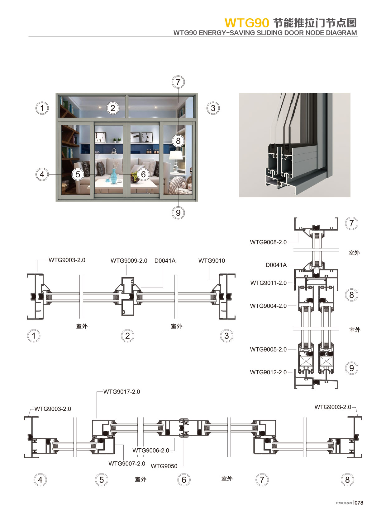 WTG90隔热节能推拉系列